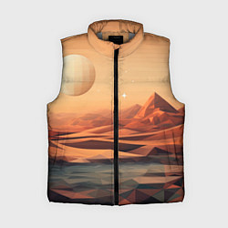 Женский жилет Загадочная планета, цвет: 3D-светло-серый