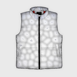 Женский жилет Размытый сетчатый узор, цвет: 3D-красный