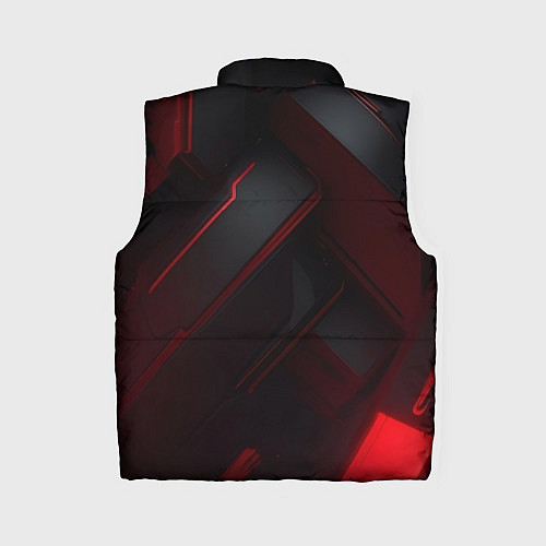 Женский жилет Красная бесконечность / 3D-Черный – фото 2