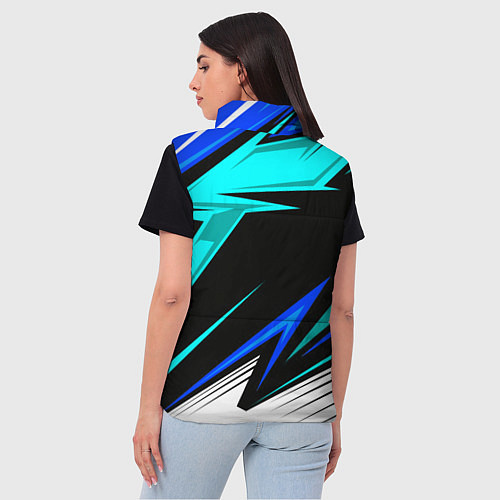 Женский жилет Фольцваген - sport uniform / 3D-Красный – фото 4