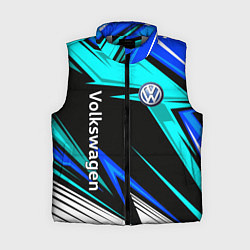 Женский жилет Фольцваген - sport uniform, цвет: 3D-светло-серый