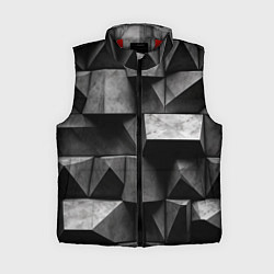 Женский жилет Обман зрения и каменные плиты