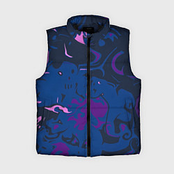 Женский жилет Абстрактное искусство череп