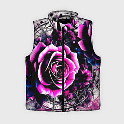 Женский жилет Розы в стиле киберпанк