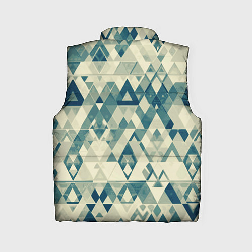Женский жилет Абстракция светло-зеленый / 3D-Светло-серый – фото 2