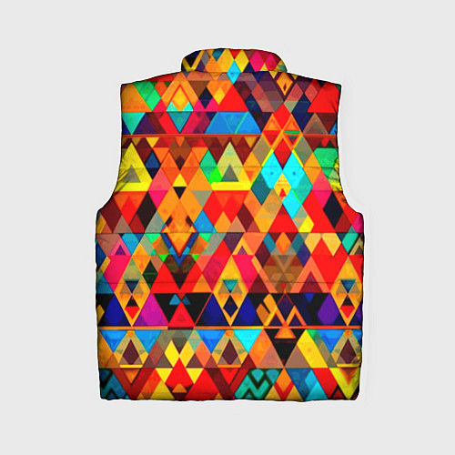Женский жилет Абстрактный разноцветный / 3D-Светло-серый – фото 2