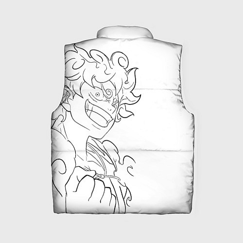 Женский жилет Ван пис - Луффи гир 5 / 3D-Черный – фото 2