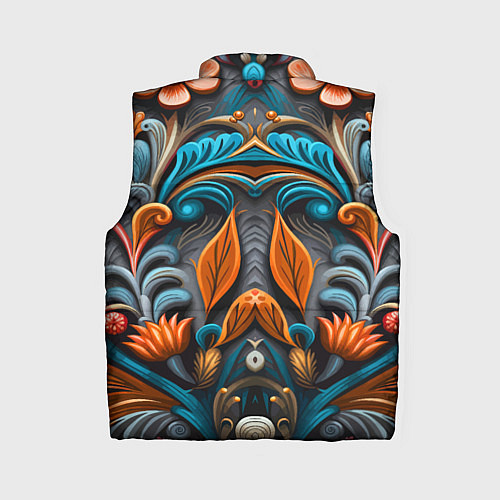 Женский жилет Mirrow floral pattern - art - vogue / 3D-Светло-серый – фото 2