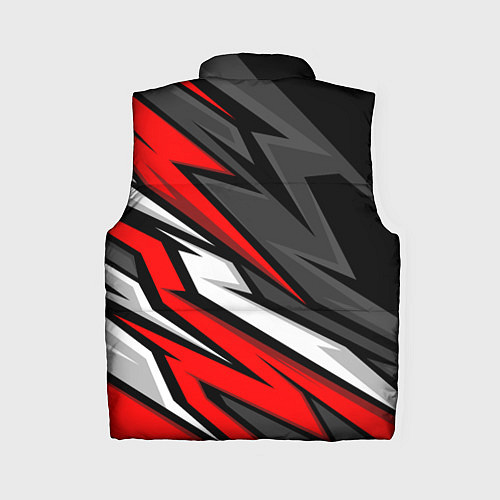 Женский жилет Kawasaki - red uniform / 3D-Черный – фото 2