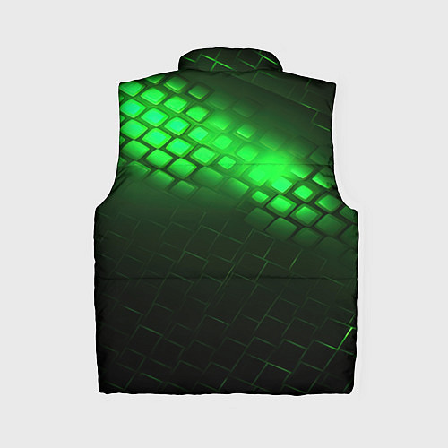 Женский жилет Juventus green logo neon / 3D-Черный – фото 2