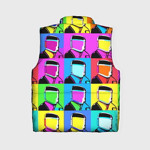 Женский жилет Pop art - abstraction - vogue / 3D-Черный – фото 2