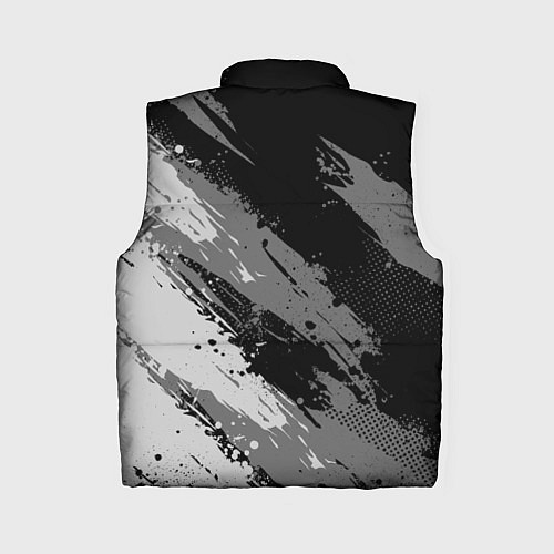 Женский жилет Герб РФ - монохромный / 3D-Черный – фото 2