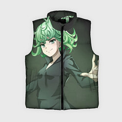 Женский жилет One Punch Man Тацумаки, цвет: 3D-черный