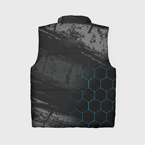 Женский жилет Абстракция гранж / 3D-Светло-серый – фото 2