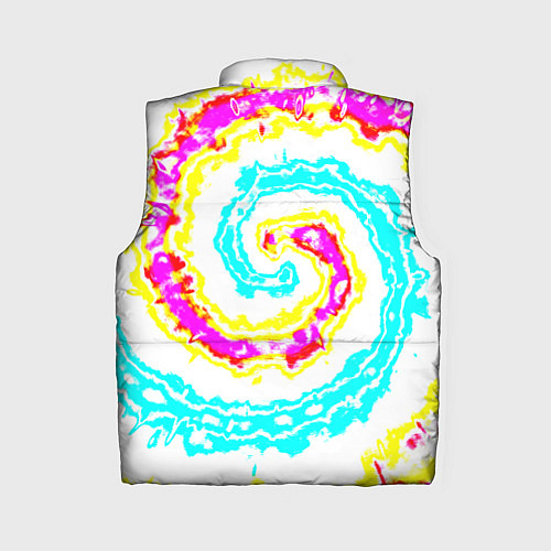 Женский жилет Тай-дай триппи / 3D-Светло-серый – фото 2