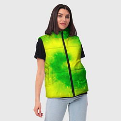 Женский жилет Тай-дай Солнечный луч, цвет: 3D-красный — фото 2