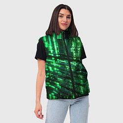 Женский жилет Цифровая текстура, цвет: 3D-красный — фото 2