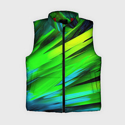 Женский жилет Green abstract