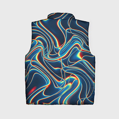 Женский жилет Abstract waves / 3D-Черный – фото 2