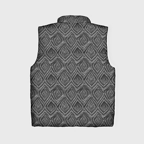 Женский жилет Узоры вязанный стиль / 3D-Светло-серый – фото 2