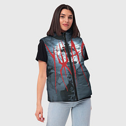 Женский жилет Ужасный день, цвет: 3D-черный — фото 2