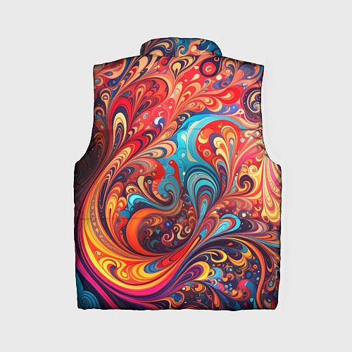 Женский жилет Новая гжель / 3D-Светло-серый – фото 2