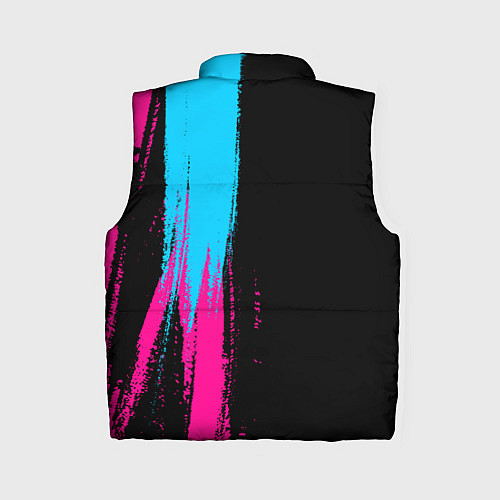 Женский жилет Nirvana - neon gradient: по-вертикали / 3D-Черный – фото 2