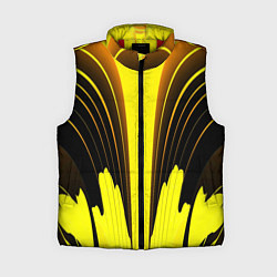 Женский жилет Черно-желтые мотивы