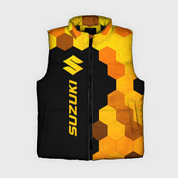 Женский жилет Suzuki - gold gradient: по-вертикали, цвет: 3D-черный