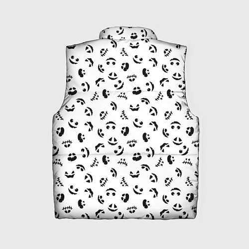 Женский жилет Призрачный узор / 3D-Черный – фото 2