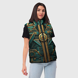 Женский жилет Орнамент в египетском стиле, цвет: 3D-светло-серый — фото 2