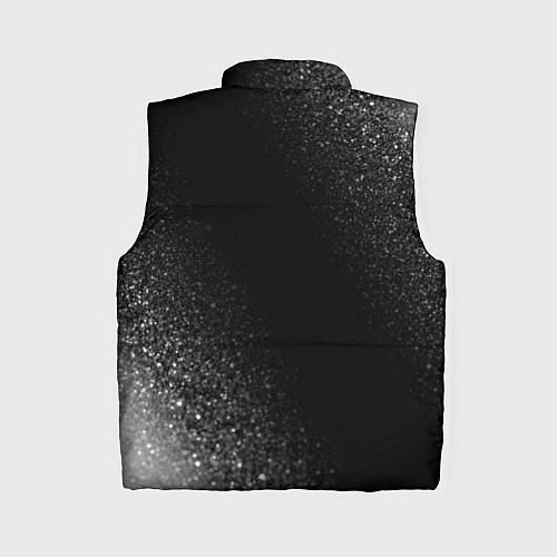 Женский жилет Architects glitch на темном фоне: по-вертикали / 3D-Черный – фото 2