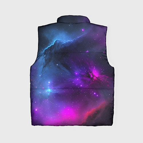 Женский жилет Бескрайний космос фиолетовый / 3D-Светло-серый – фото 2