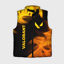 Женский жилет Valorant - gold gradient вертикально