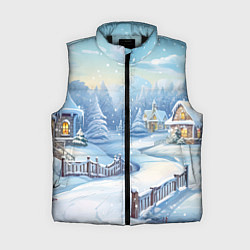 Женский жилет Снежная тропинка