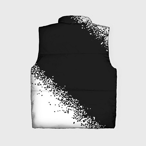 Женский жилет Самбист из России и герб РФ вертикально / 3D-Черный – фото 2