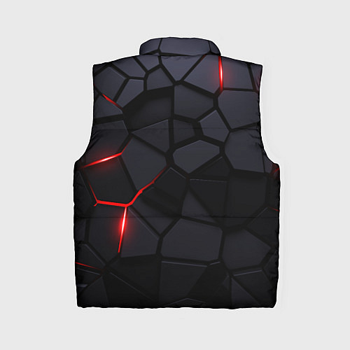 Женский жилет Mazda - плиты с эффектом свечения / 3D-Черный – фото 2