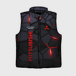 Женский жилет Mitsubishi - плиты с эффектом свечения, цвет: 3D-черный