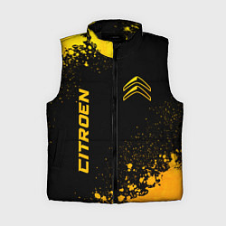 Женский жилет Citroen - gold gradient вертикально