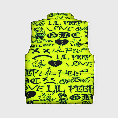 Женский жилет Lil peep кислотный стиль / 3D-Красный – фото 2
