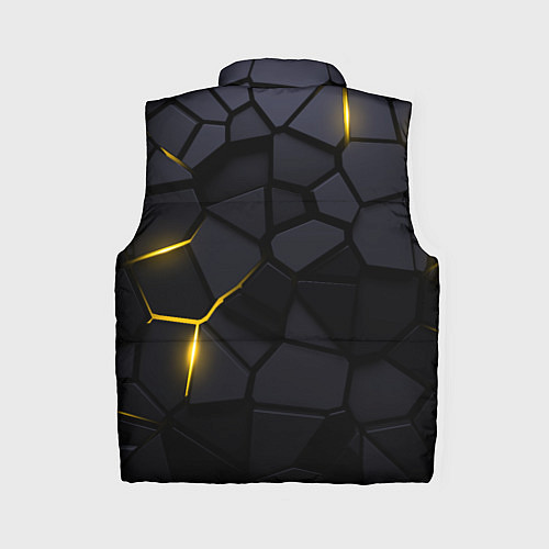 Женский жилет Hummer - плиты с эффектом свечения / 3D-Черный – фото 2