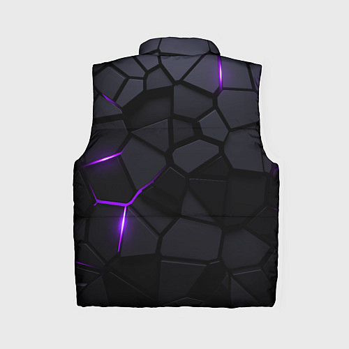 Женский жилет Infiniti - плиты с эффектом свечения / 3D-Черный – фото 2