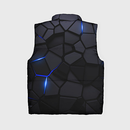 Женский жилет Subaru - плиты с эффектом свечения / 3D-Черный – фото 2