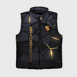 Женский жилет Porsche - плиты с эффектом свечения, цвет: 3D-черный