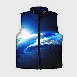 Женский жилет Восход солнца в космосе