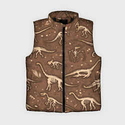 Женский жилет Dinosaurs bones