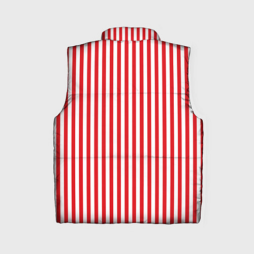 Женский жилет Красная полоса / 3D-Черный – фото 2