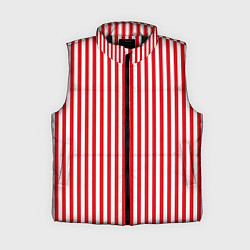 Женский жилет Красная полоса