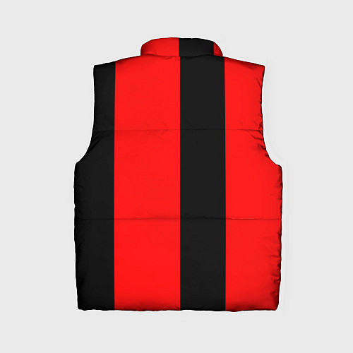 Женский жилет Красный и черный - герб РФ / 3D-Черный – фото 2
