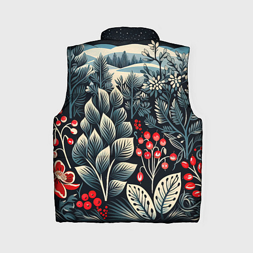 Женский жилет Хрустальные рисунки / 3D-Черный – фото 2